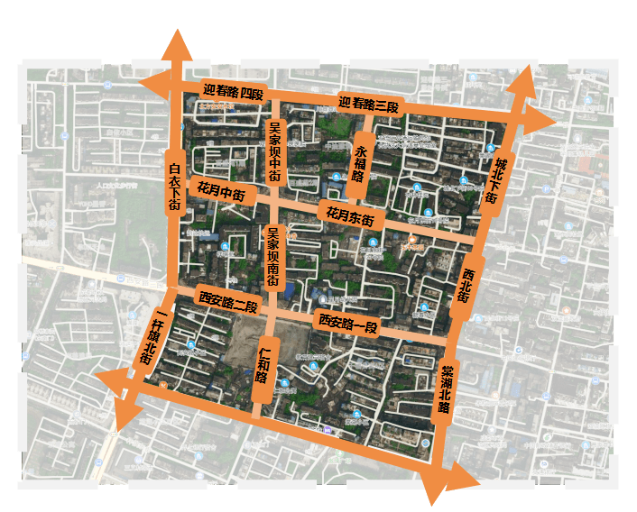 城市街区平面图图片
