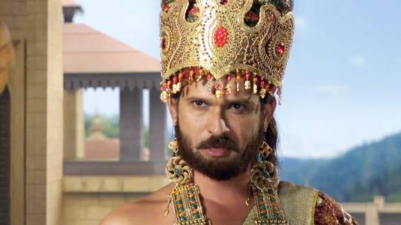 佛陀悉达多准备出使摩揭陀国波斯匿王欲中途拦截