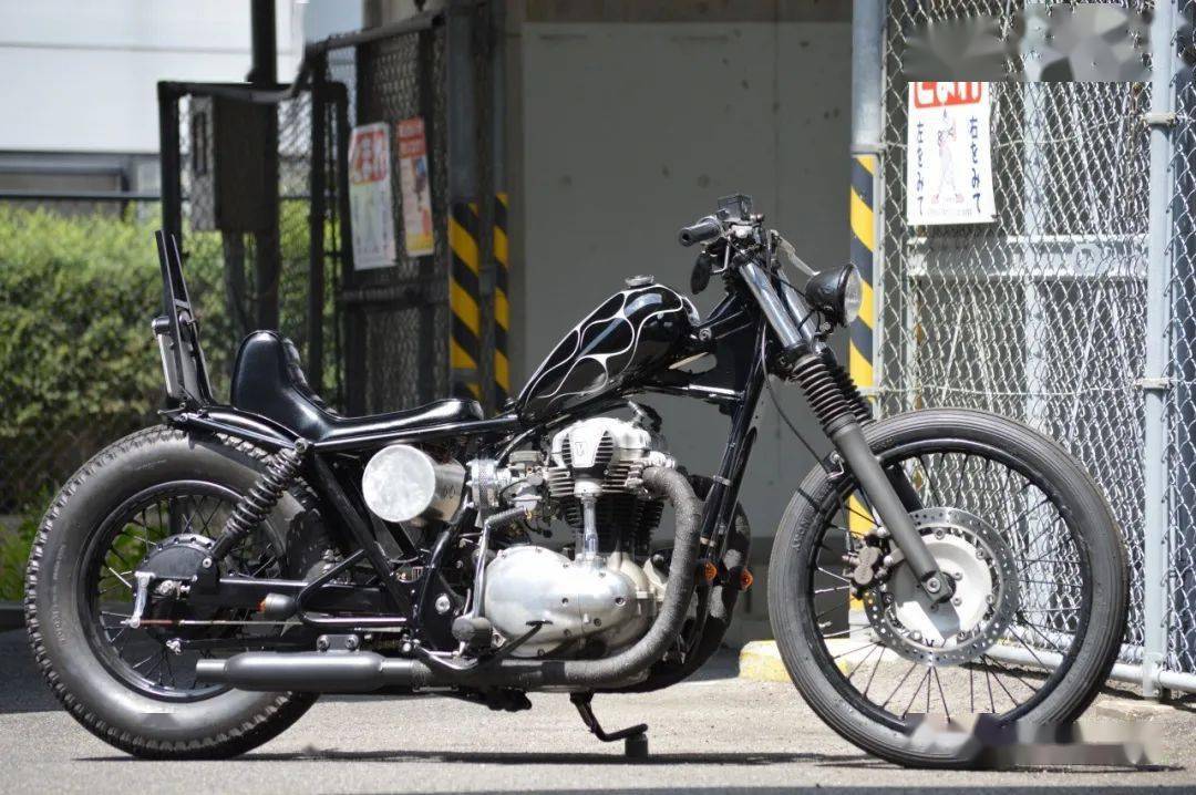 日式kawasakiw400bobber每日一车