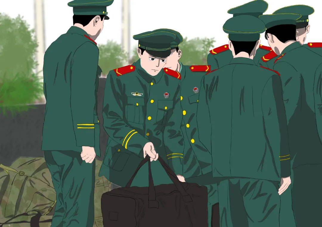 漫画|今天,新兵"毕业啦"!_武警广西总队