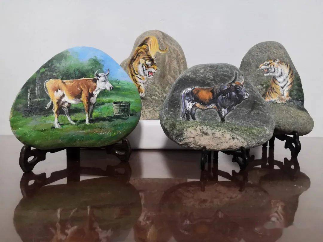 张家口市市级非遗传承人陈智旺石头雕画作品选登