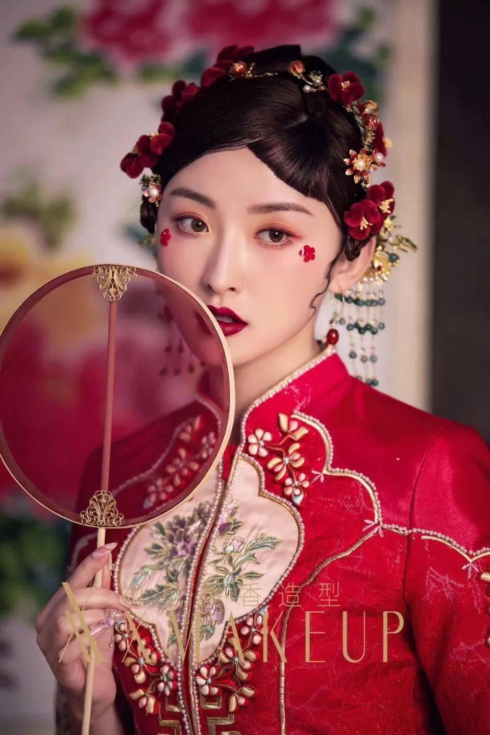 超美古风中式新娘,精致中国风