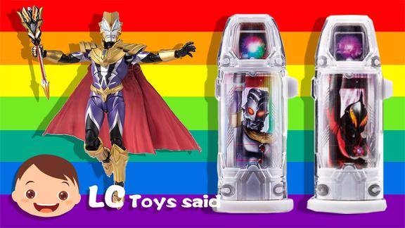 奥特之王和贝利亚奥特胶囊合体变身捷德奥特曼尊皇形态