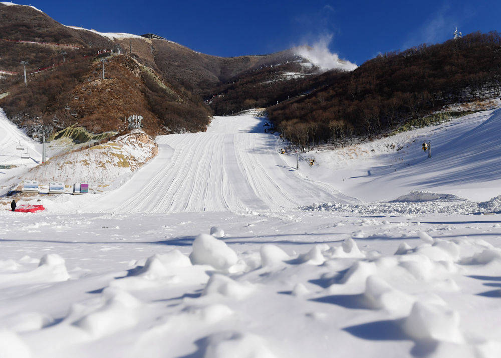 沣峪高山滑雪场图片