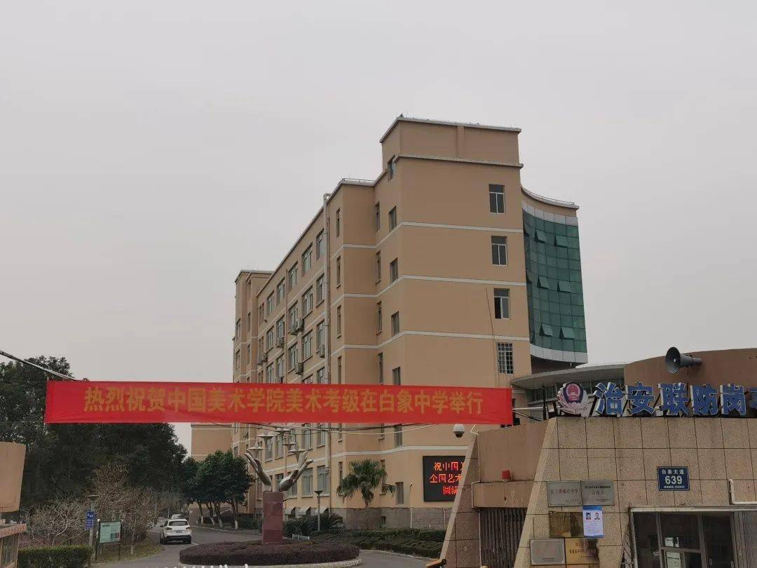 艺路同行记中国美术学院社会美术水平考级在乐清市白象中学开考67