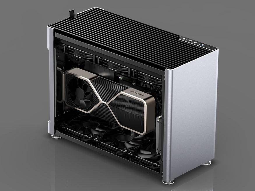 乔思伯发布i100pro系列itx机箱钢化玻璃侧透版可选