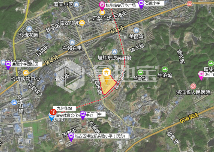 临安锦南新城规划图图片