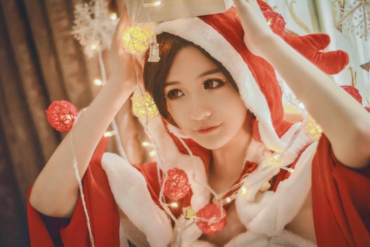 王者榮耀 貂蟬聖誕戀歌cosplay 糖果和我,誰更甜蜜?