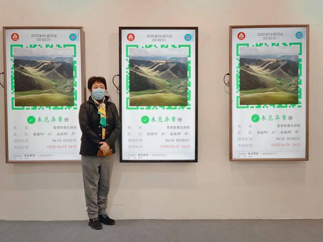 宋靖:《山河无恙》一一末见异常·绿码景观系列(2020年)