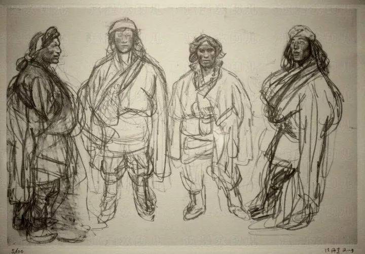 陈丹青巅峰时期的速写无需过多的赞誉