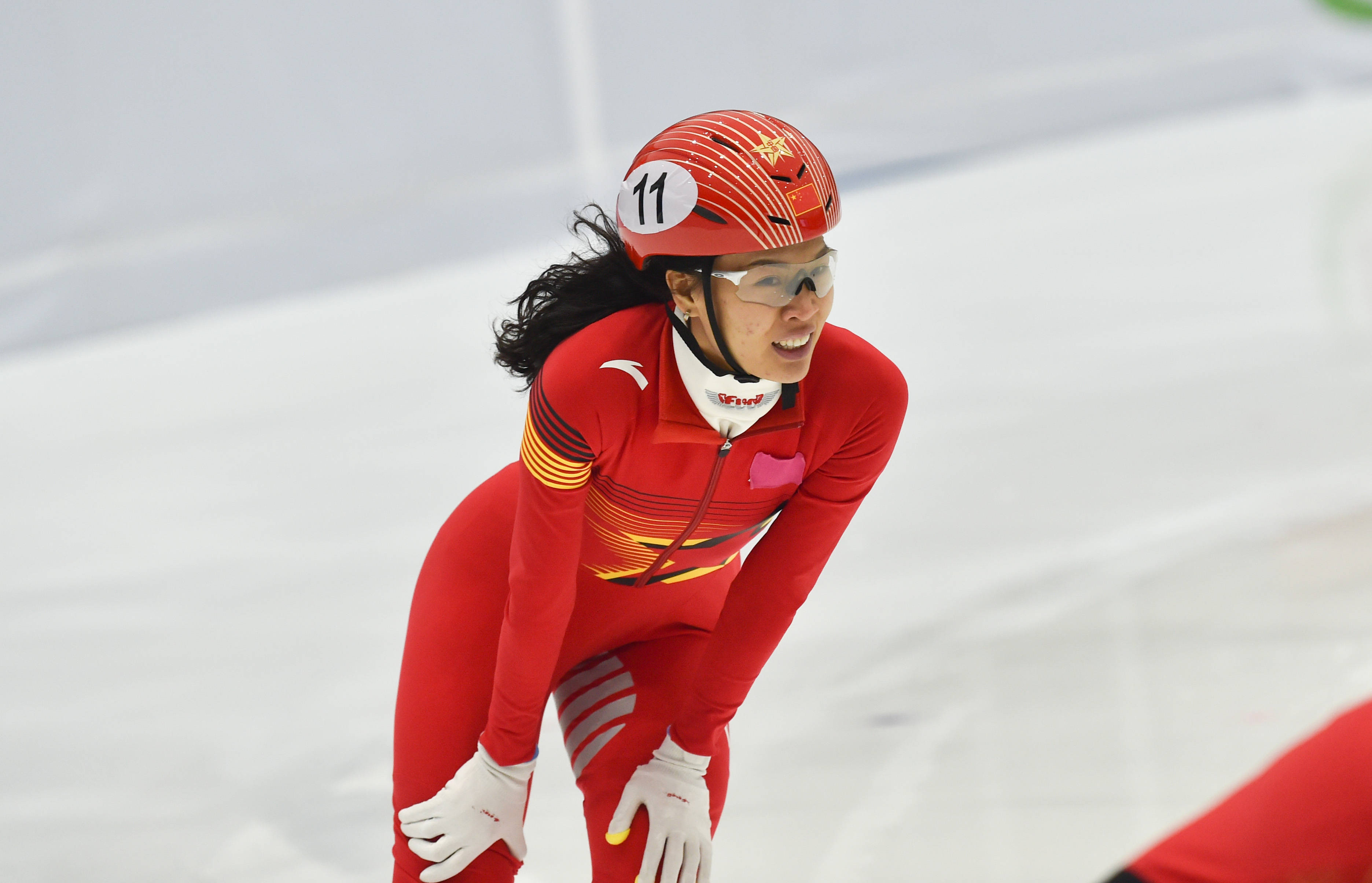 女子短道速滑500米决赛图片