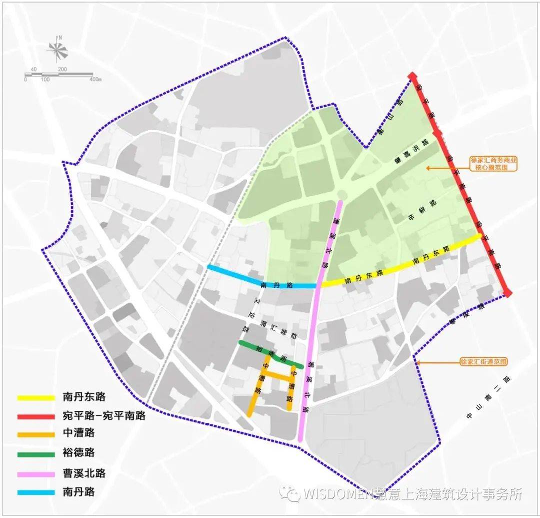 为优化街道公共空间 徐家汇街道对南丹东路周边进行了综合治理.