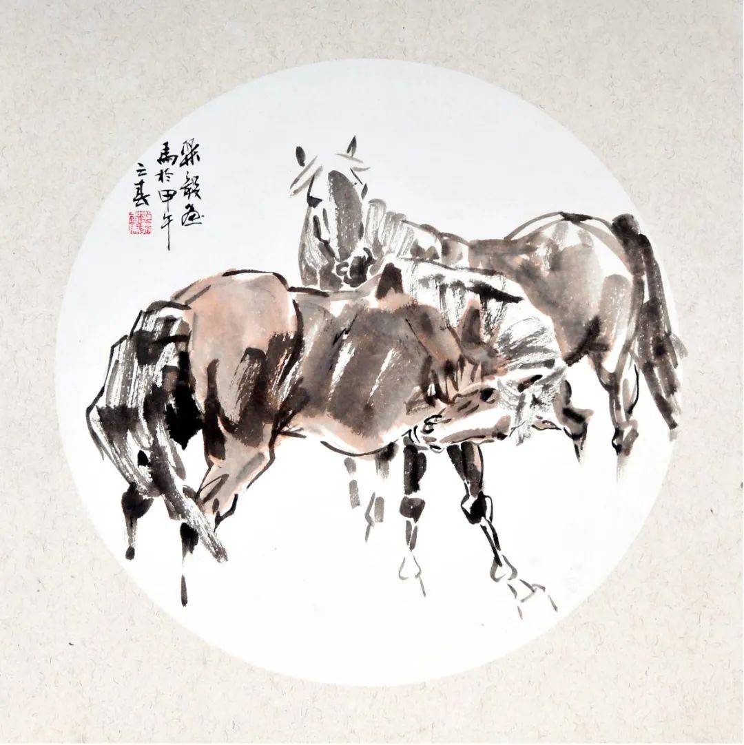 画坛牧马人张乐毅的骏马柔情