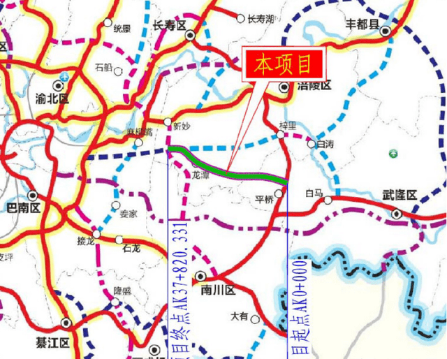 武隆凤来乡高速路口图片