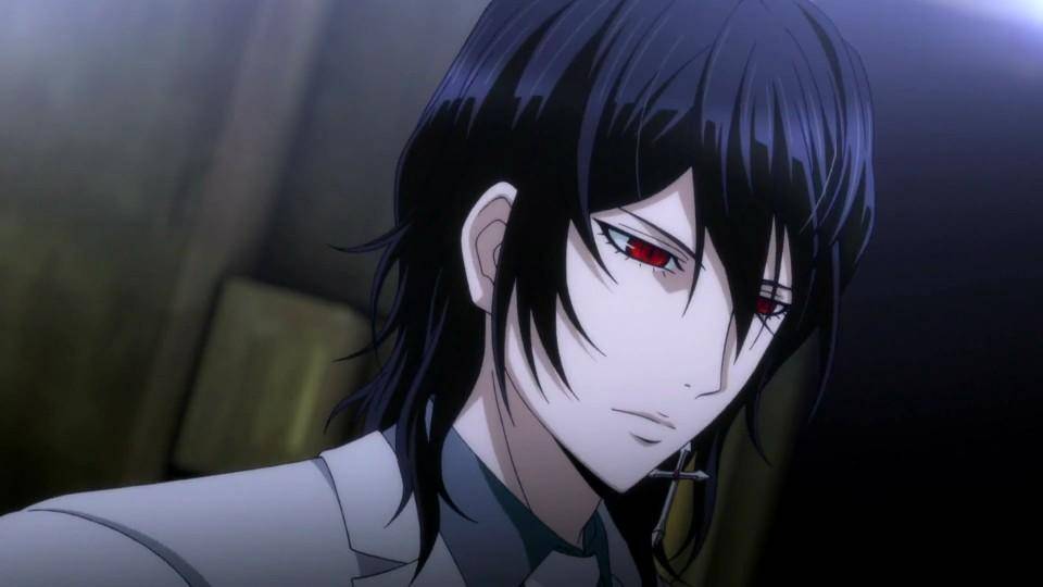 莱杰罗《大贵族》花城衣红胜枫,肤白若雪,右眼戴着一只黑色眼罩,俊美