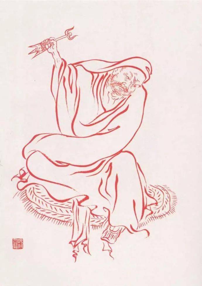 弘一法师经典罗汉图108张