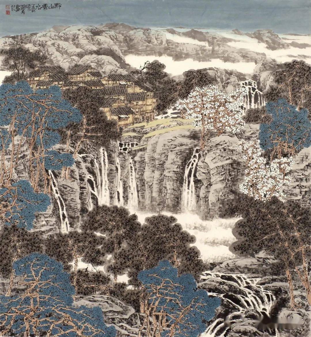 李晓东水墨漾泉2021当代中国画名家邀请展