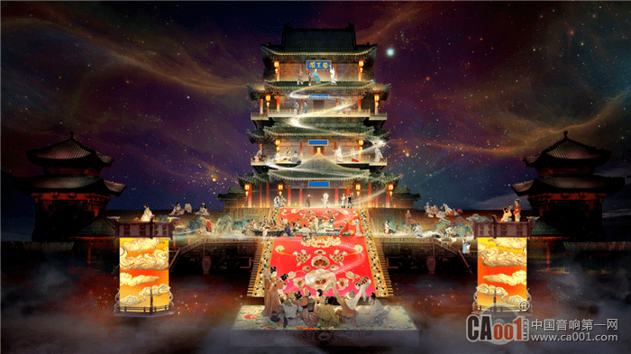 实景演出《寻梦滕王阁》首演,声光电再现滕王阁"七梦七境"