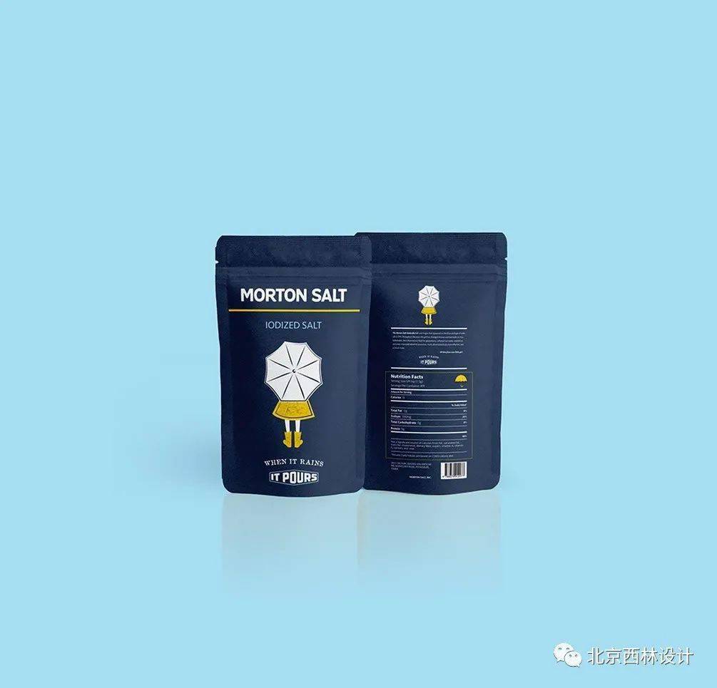 百年品牌的盐包装设计创意mortonsalt