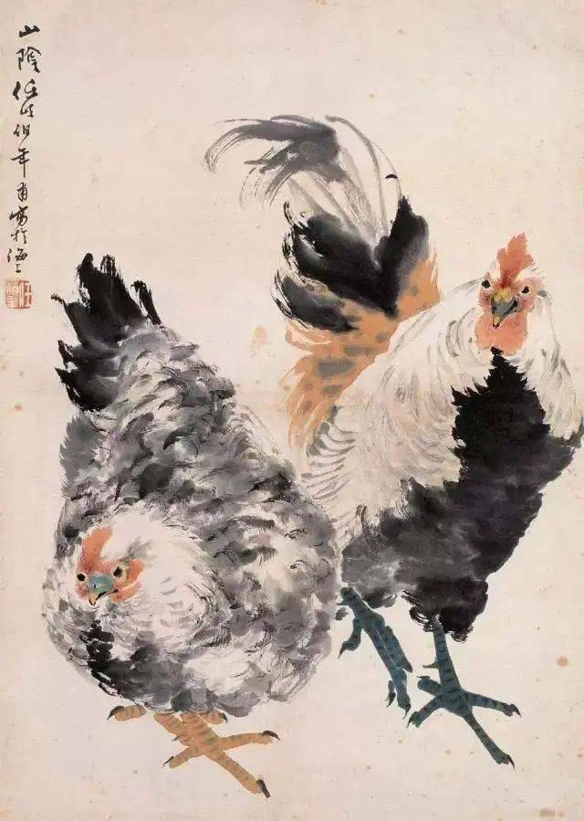 近代著名画家,与吴昌硕,蒲华