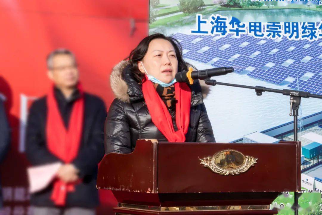绿华镇党委副书记,镇长杨丽华致辞2021年1月7日下午三点,上海华电