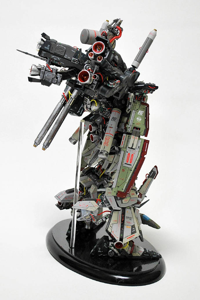 细节控改造zz高达模型试做零号机