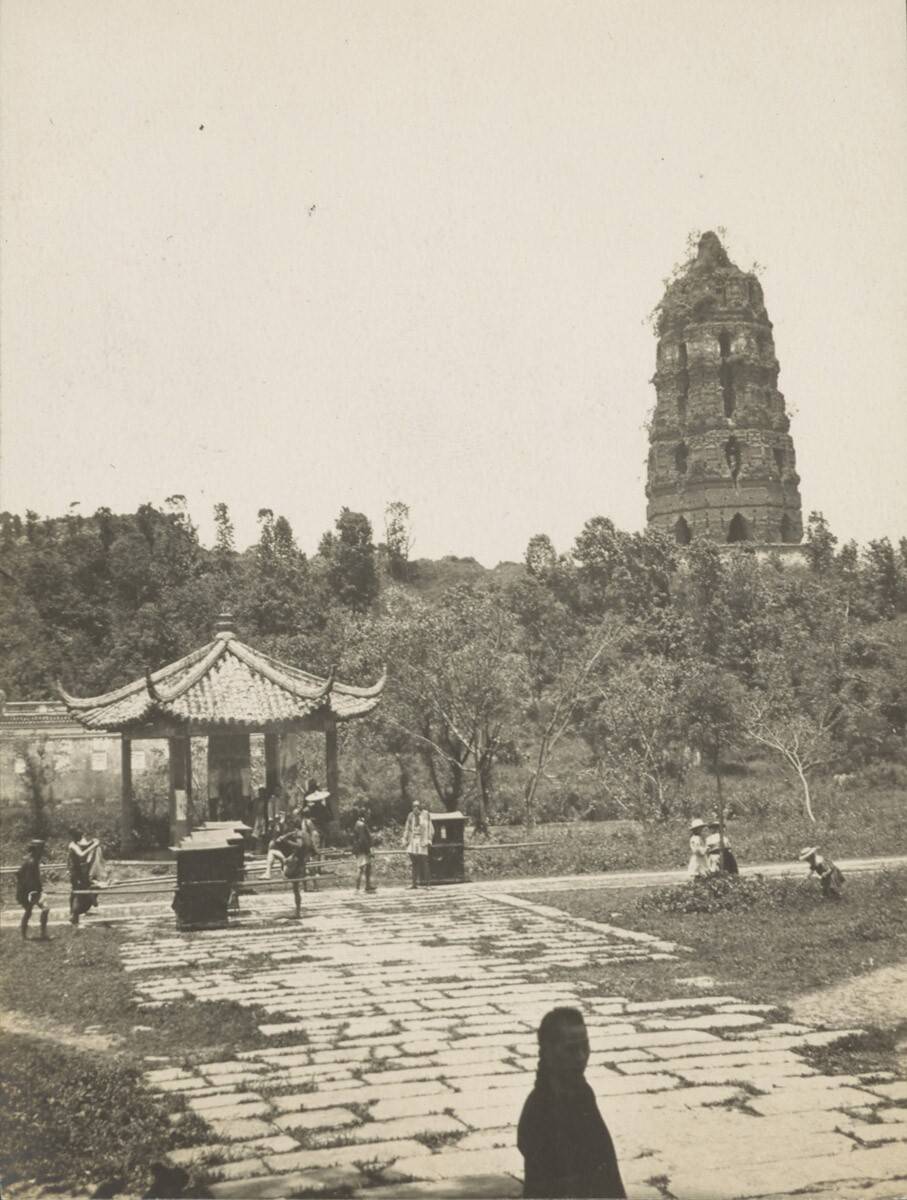 1908年晚清杭州老照片恍若南宋的模样