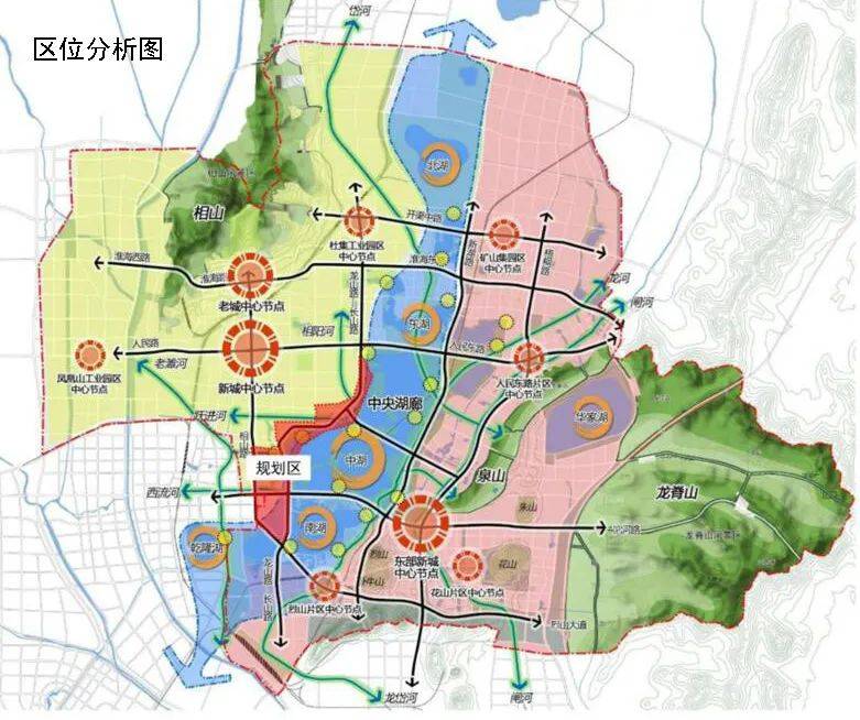 淮北东部新城规划图图片