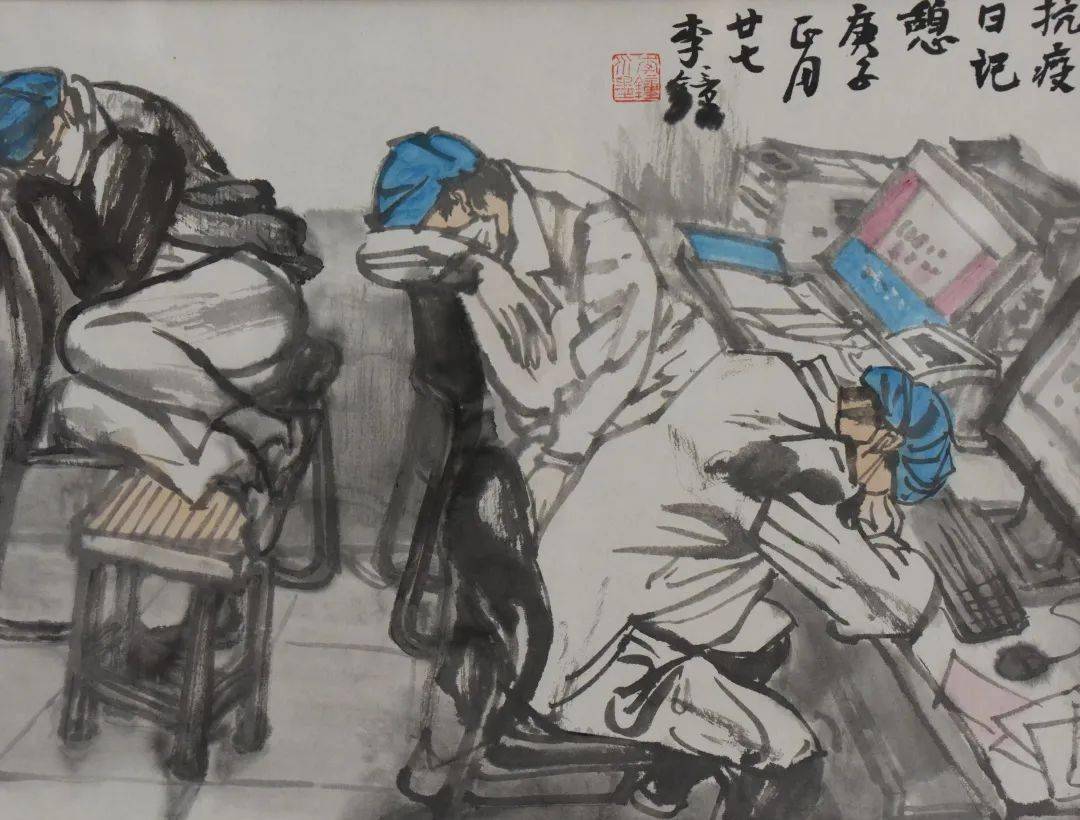 感动奉贤博物馆受捐百幅抗疫美术作品已作为馆藏藏品入库记得来看哦