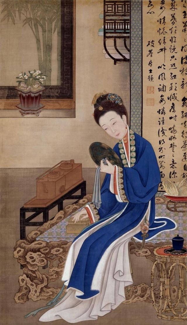 古画中的"她" ,有着超越画卷的淡妆雅度_女性