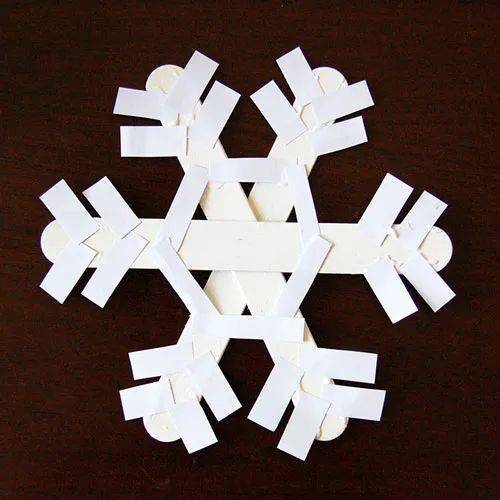 幼儿园冬季手工制作雪花雪人10款