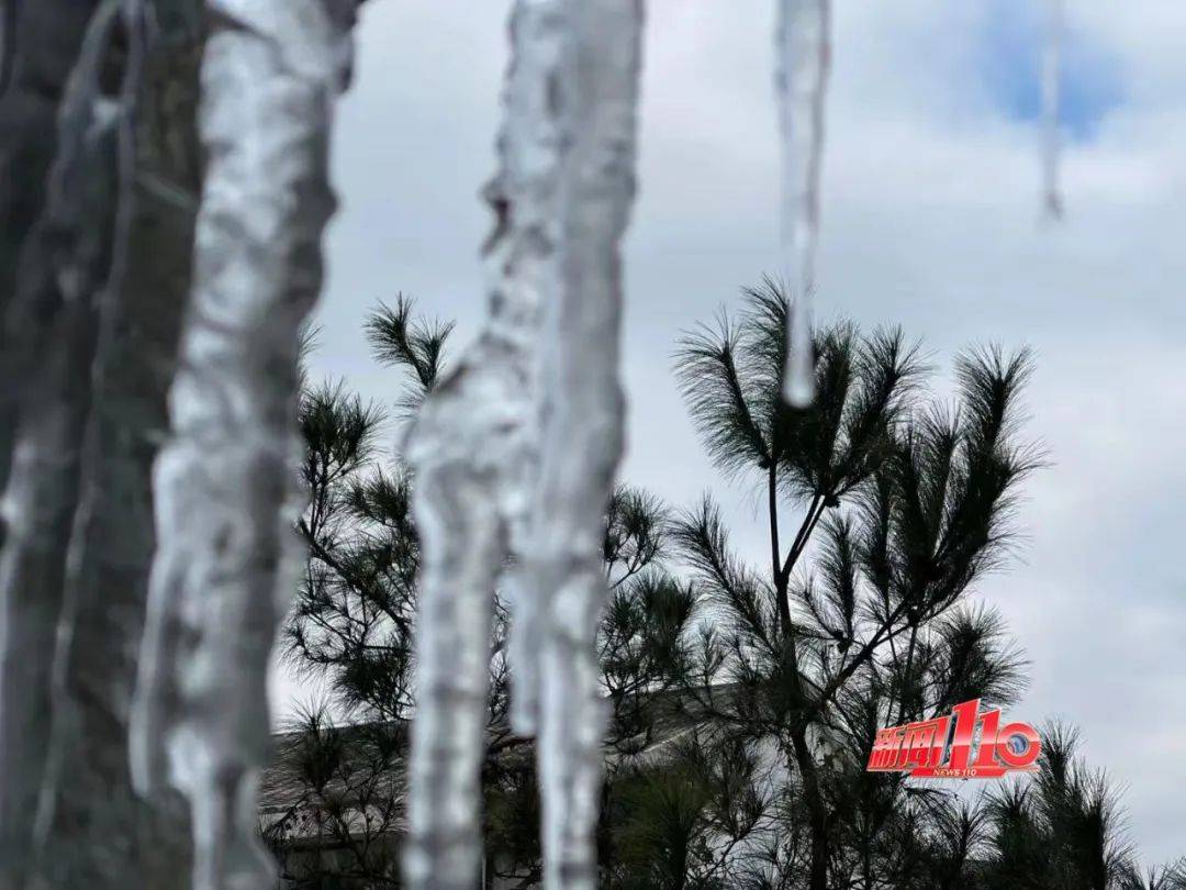 鼓岭下雪了图片