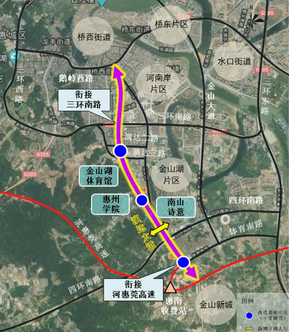 两环十射!惠城中心区快速进出城交通详细规划出炉!_大道