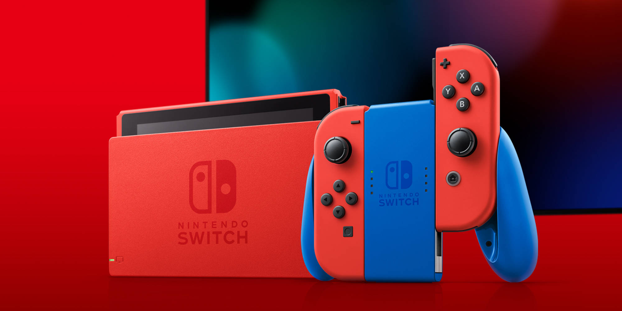 采用经典红蓝配色,任天堂推出马力欧限定版 switch