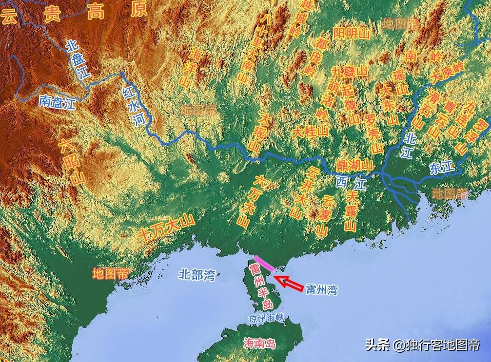 廣東為何不在雷州半島修運河,將半島變成島?