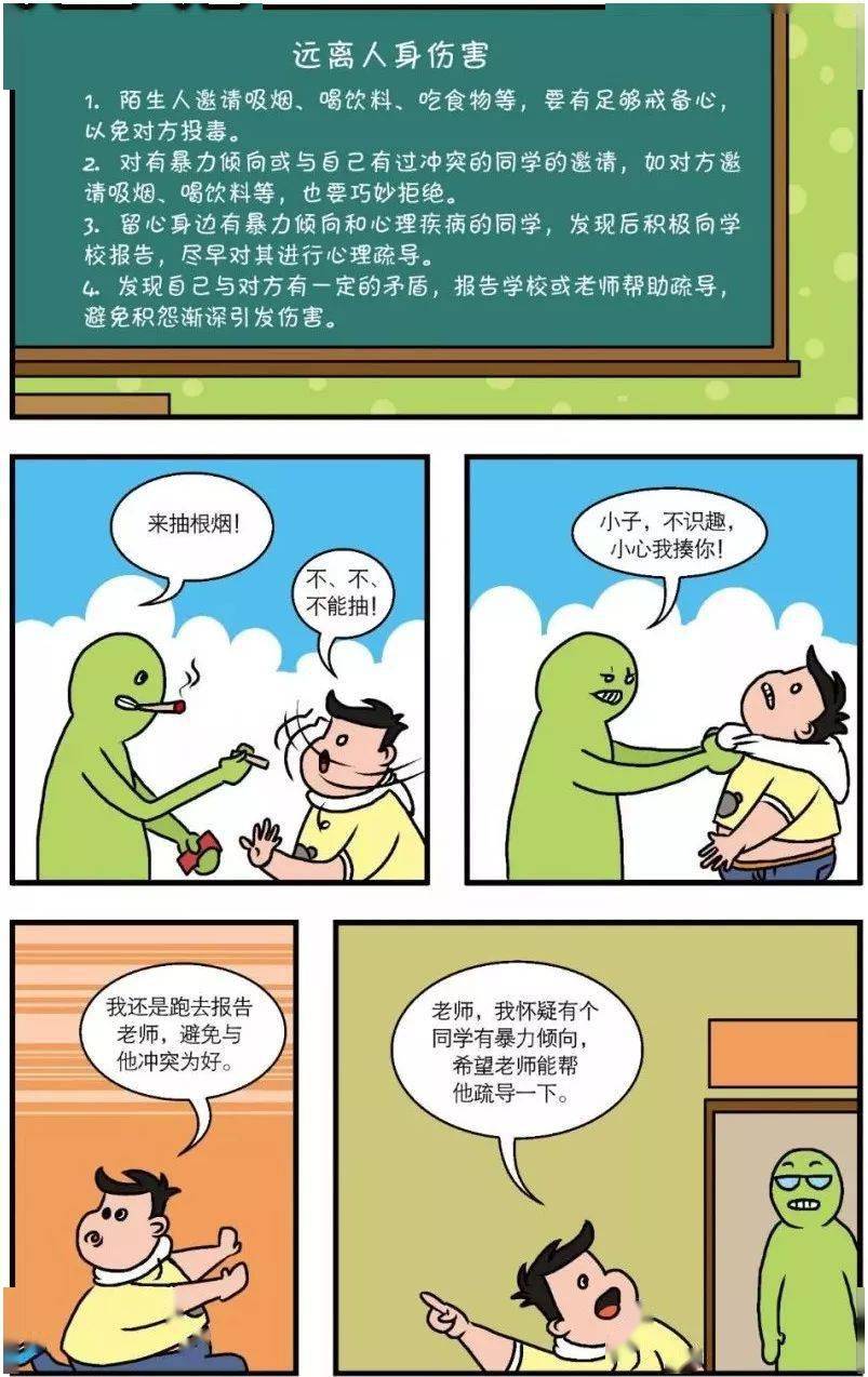 "12355"在你身边丨青少年安全自护教育漫画(四)