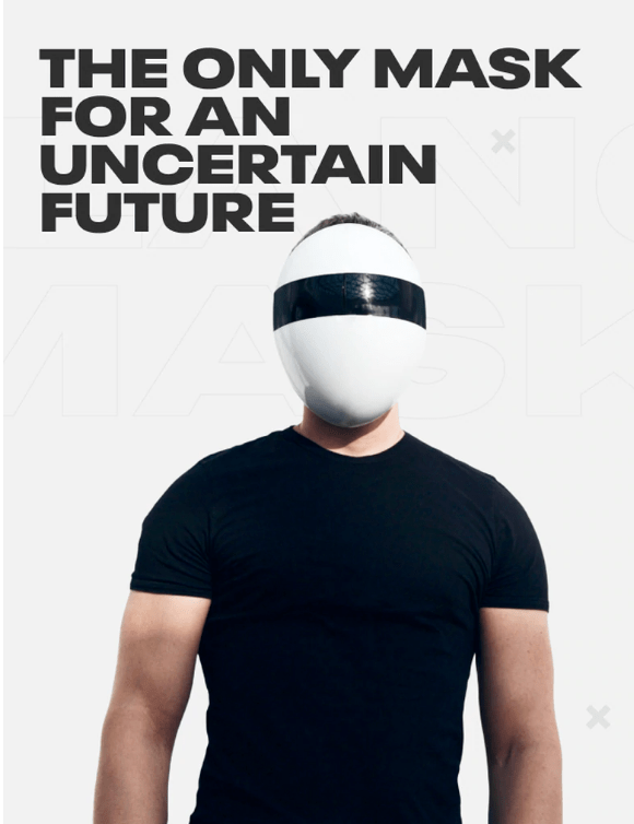 风靡网络的异形口罩,长得像皮蛋!有点变态,但好想要一个!_blanc