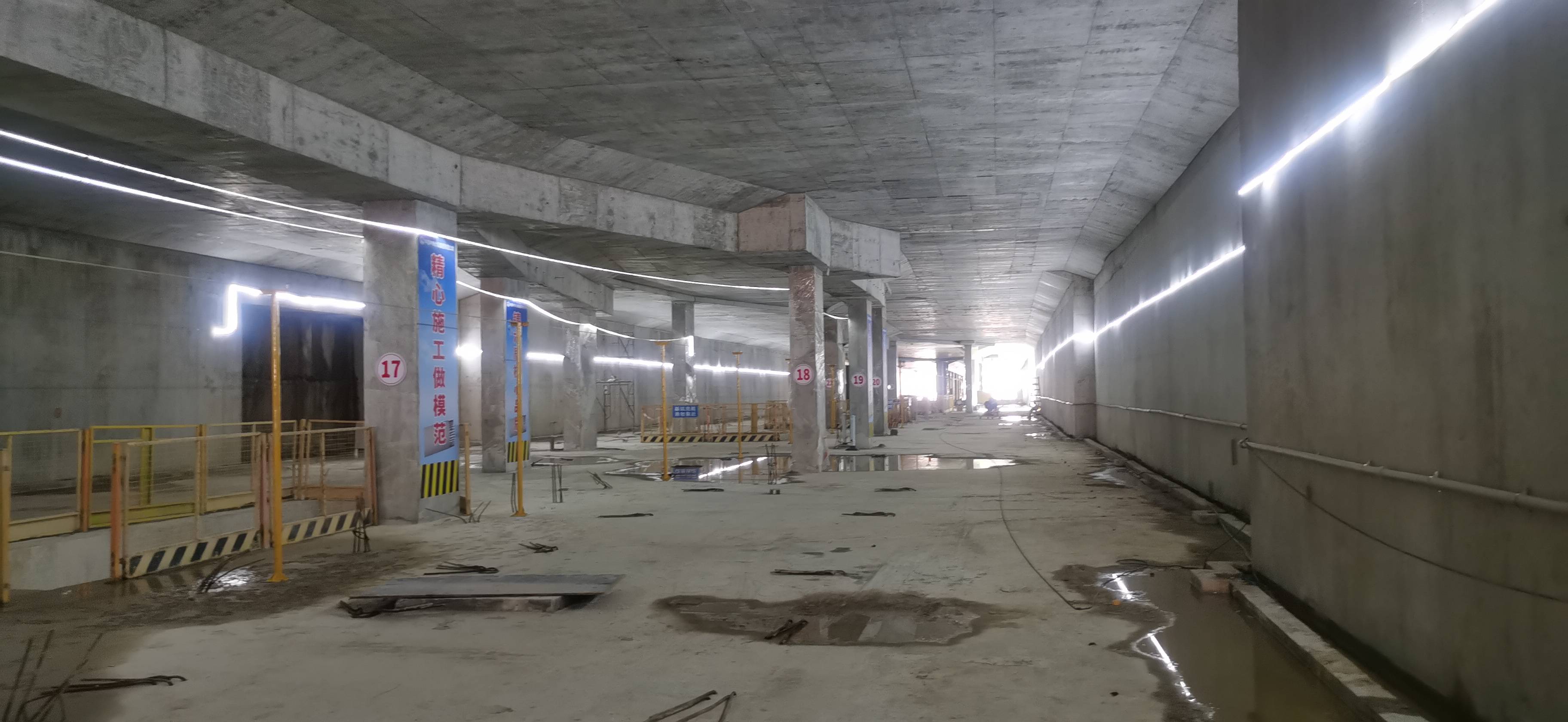 施工进度领跑全线佛山地铁三号线工程首个车站完工