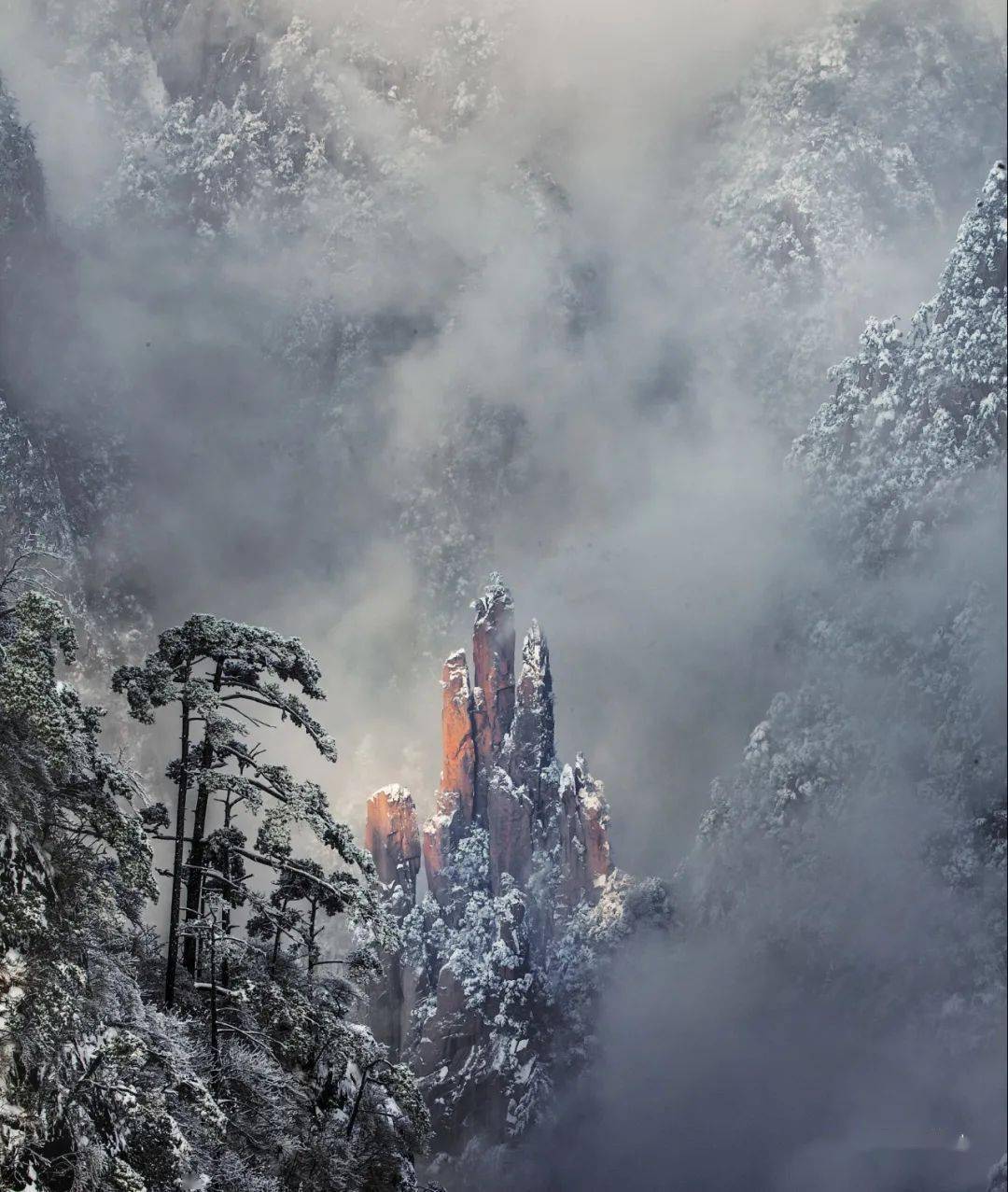 【冬雪黄山】关德军:黄山雪景中的宋画意境_中国