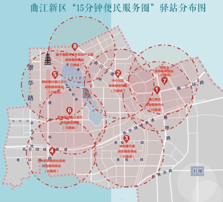 西安市曲江行政区划图片