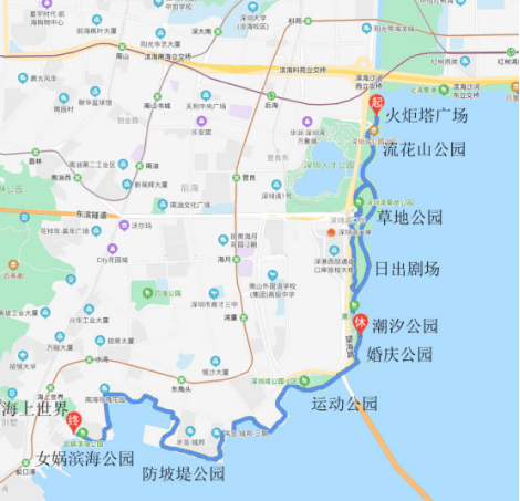 本周六深圳湾公园10公里徒步赢取10公里奖牌