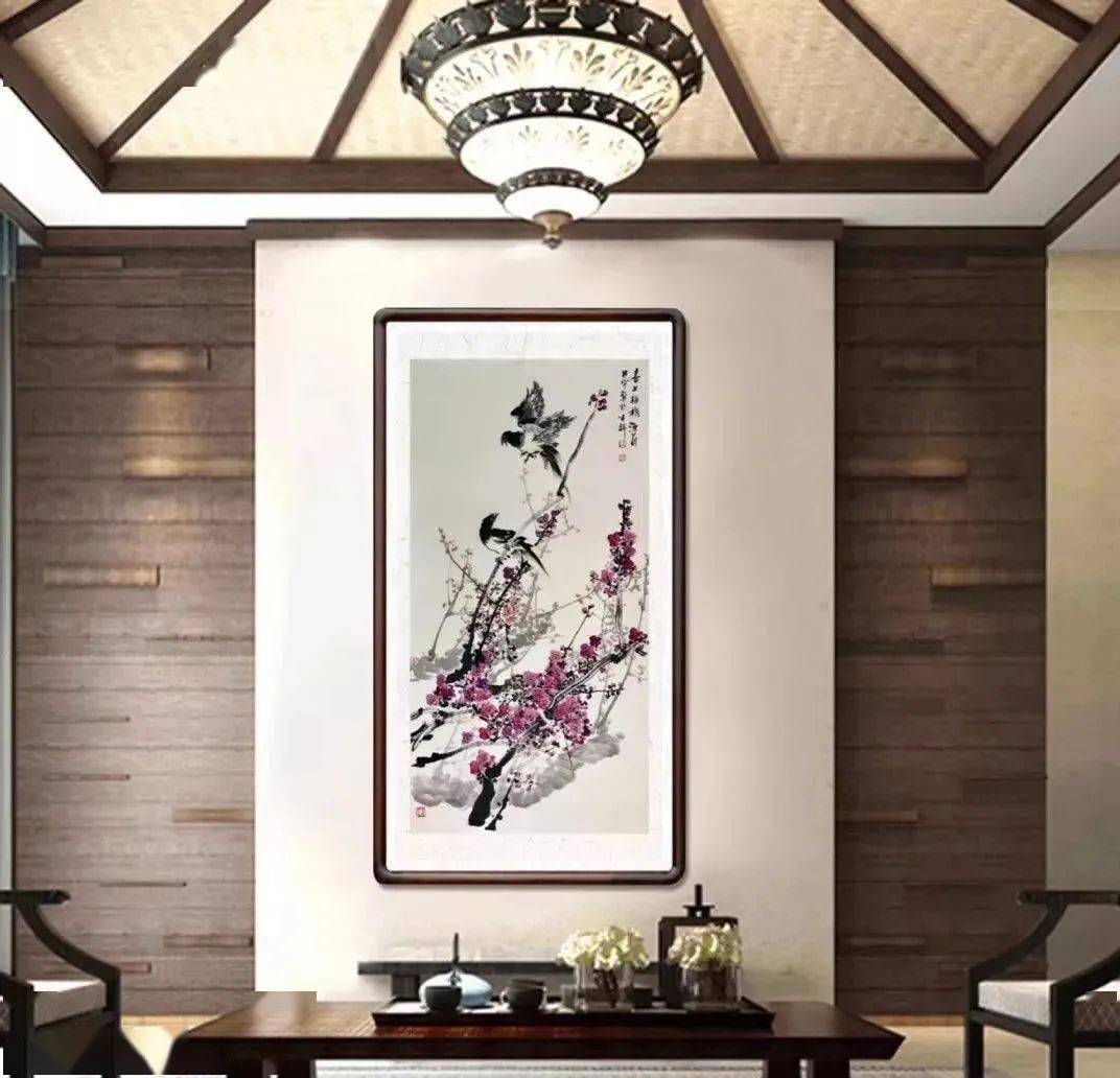 书画的悬挂艺术_字画