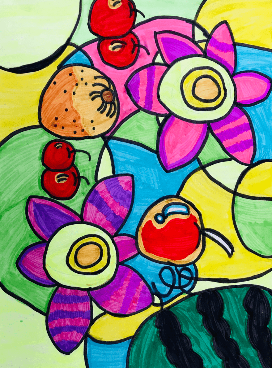 包括《圆的世界》,《谁画的鱼最大》,《画汽车》,《漂亮的建筑》