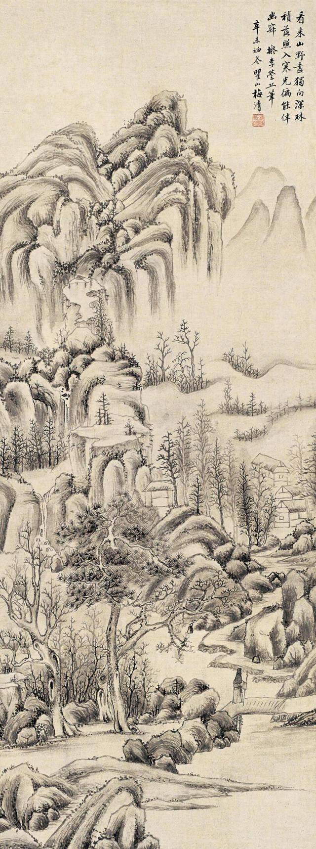 梅清｜以诗人之心感受自然，以画家之情表现自然_黄山