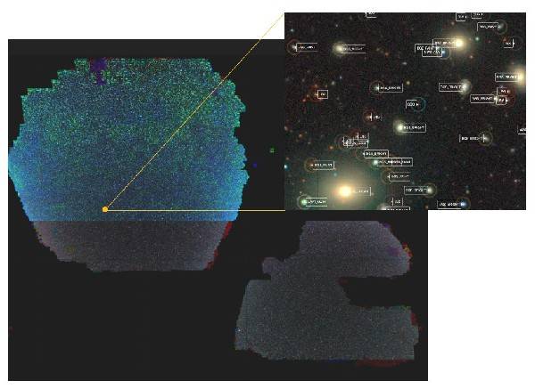 光谱|中外科学家联合发布20亿天体巨幅宇宙二维天图