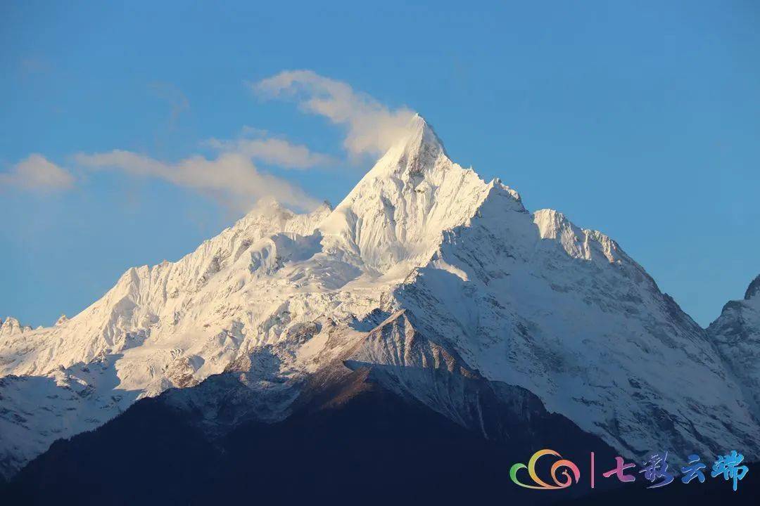 雪后初晴云南这三座雪山美成了