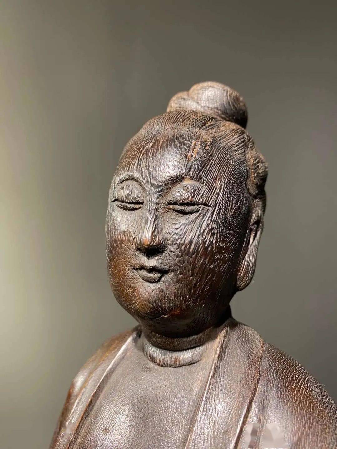 天然素材 中国古美術 紅檀木精彫り如意観音像 極上彫 仏像 紅檀木精彫