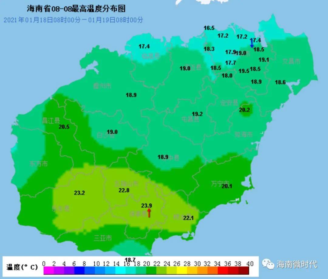 最高温29海南人注意升温但有雨