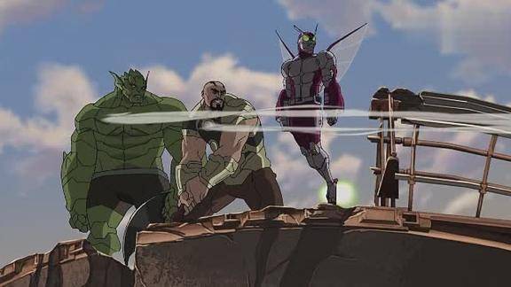 漫威动画:蜘蛛侠发现坏蛋团队,不爱说话的甲壳虫