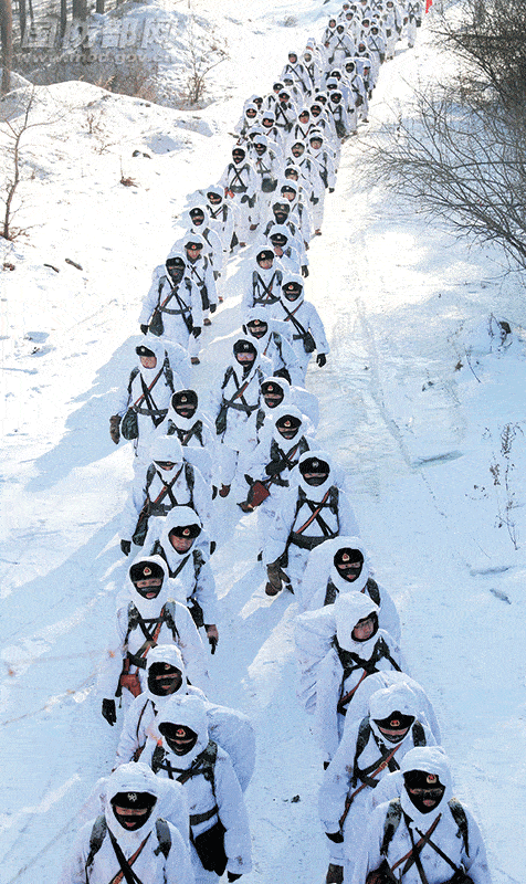 黑龙江省军区开展国防动员演练掠影:三级联动战雪原